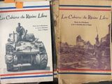 two books on a table with a picture of a tank on top of it