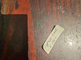 a piece of paper that has been placed on a table