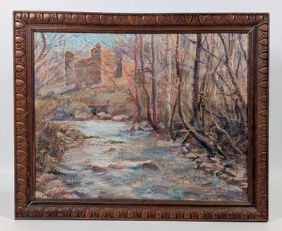 Paul HAZART (1910-1989) hst figurant les "vieux Moulins de N…