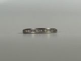 an image of a wedding band with baguets of diamonds