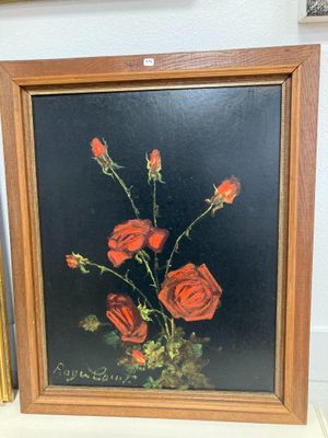 COMTE Roger (XXe). Bouquet de roses. - Photo 1