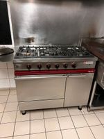 PIANO de CUSSON AMBASSADE à gaz en inox, à feu central flanq… (photo 2)