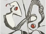a picture of a painting of a pair of scissors