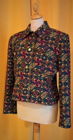 JEAN LOUIS SCHERRER Boutique – Joli blazer court multicolore, bou...