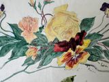 a painting of a bunch of flowers on a table