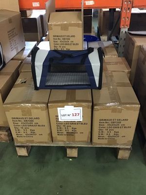 Ensemble de 86 sacs de transport GRIMAUD et GELARD de couleur bleu et  - Photo 1