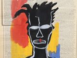 an image of a painting of a man with a mohawk on his head
