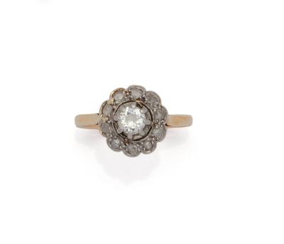 an antique diamond cluster ring