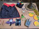 a table that has a bunch of items on it