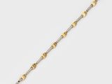 un bracelet en or et diamants