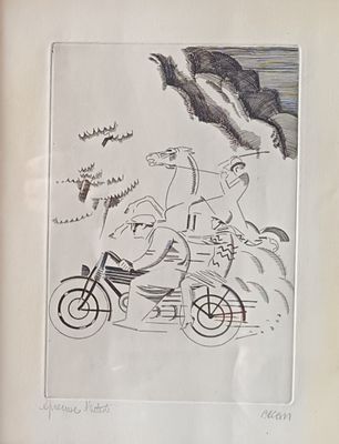 BECAN La course Epreuve d'artiste