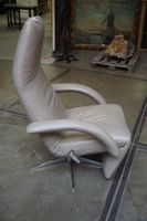 JORI - beau fauteuil relax en cuir beige - modèle YOGA JR-73… (photo 2)