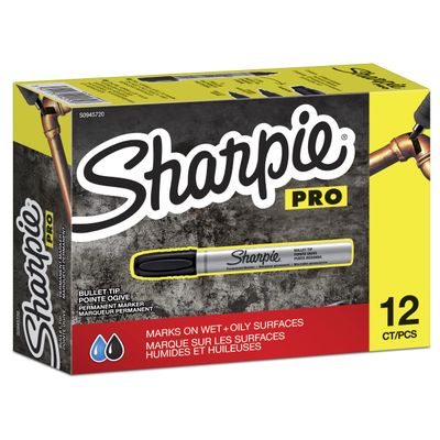 [Lot de 12] - SHARPIE - Marqueurs permanents PRO - Pointe og…