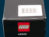 a black box with a picture of a lego figure on it