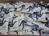 a box full of packets of coffee that are in the box