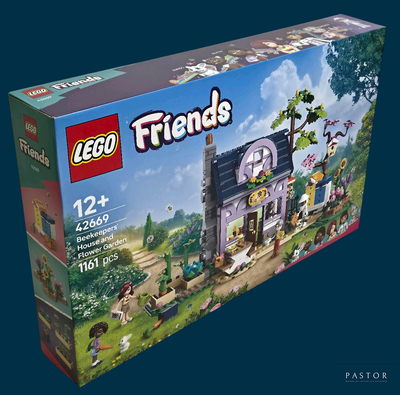 une boîte contenant un ensemble Lego Friends