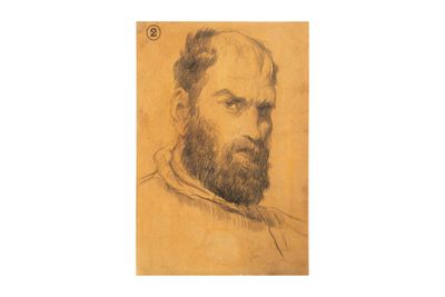 Léonide Romanovitch SOLOGUB (1884-1956) Autoportrait