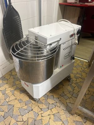 an image of a mixer in a kitchen setting