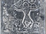 une image représentant une pierre sur laquelle figure un dessin