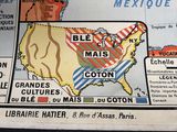 a map of the united states on the table