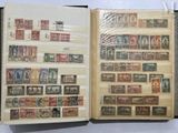 a book with a lot of stamps on it