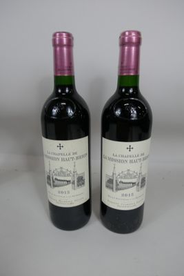 2 Bouteilles la Chapelle de la Mission Haut -Brion Pessac Lé…