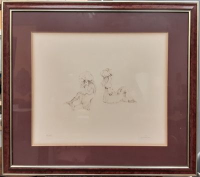 FINI Leonor (1907-1996), "Carnet II", 1980, Ensemble de 2 gr…