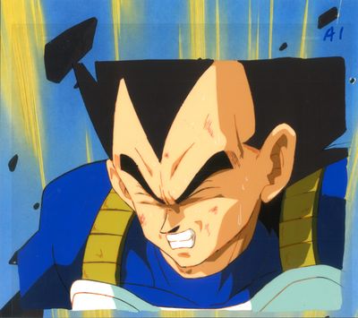 une image montrant un gros plan d'un personnage de Dragon Ball