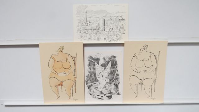 Divers : Lot de 4 cartes postales de Jacques Cinquin :- Le petit ...
