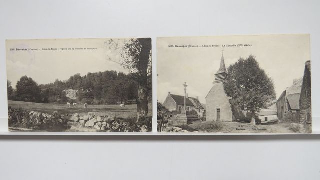 Bosroger : Léon-le-Franc. Lot de 2cpa : La Chapelle. TBE. + Vallé...