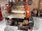 a machine that is on display in a room