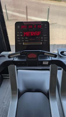 a tread machine with a digital display on it
