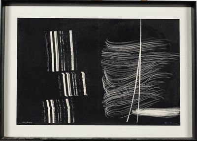 une image représentant un dessin en noir et blanc d'une série de lignes