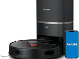 the philips robot vacuum is connected to a smart phone