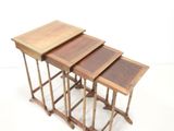 three tables that are sitting next to each other
