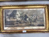 a picture of a painting on the wall of a room