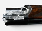 the gun is made of wood and has a metal handle