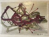 a picture of a painting on the wall of a room