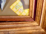 une photo d'un tableau représentant un couteau posé sur une table