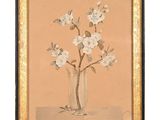 une image d'une peinture de fleurs dans un vase
