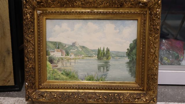 G. DETHAN ROULLET : aquarelle signée en bas à gauche titrée au do...