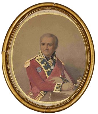 OREST TIMASHEVSKY (1822 - 1866) Portrait de Sergey Lazarevic…