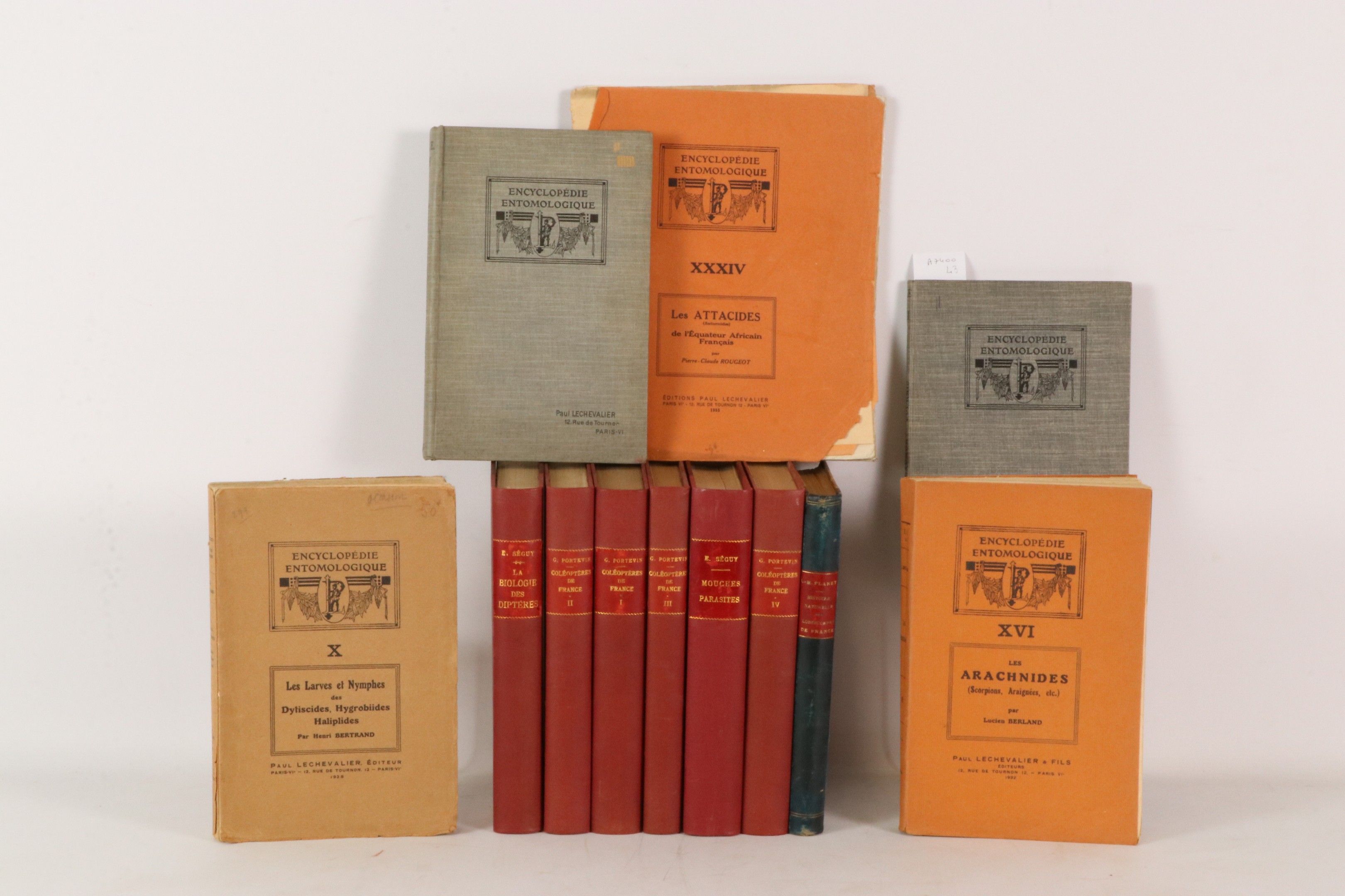 [ENTOMOLOGIE] Collectif. Encyclopédie entomologique. Ensembl…