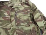 camouflage jacket on a white background with a white background