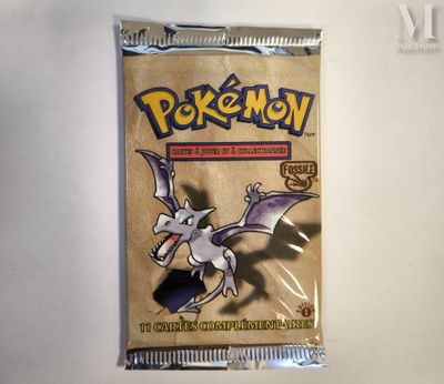 the back of a bag of pokemon trading cards on a table