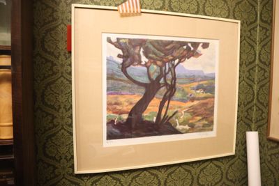 Henri de JORDAN (1944-1996) "La vallée" Lithographie signée …