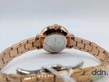 a close up of a watch on a bracelet