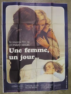 french movie poster for the film une femme, un jour