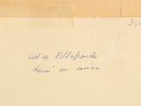 a piece of paper with a handwritten message on it