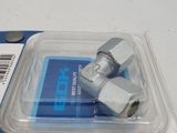 a plastic container with a couple of screws in it